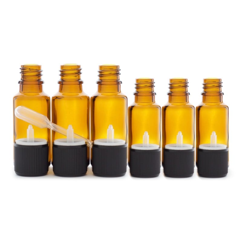 Flacon compte-gouttes d'huile essentielle en verre ambré, vide, 1oz, 30ml,  3 pièces, liquides rechargeables, émulsions, ensembles de bouteilles de  voyage pour soins de la peau - AliExpress