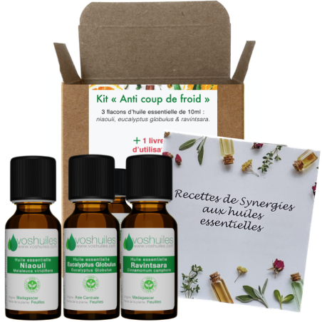 Coffret d'huiles essentielles bio - Pack cadeau d'aromathérapie