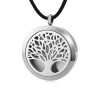 Médaillon arbre de vie 20 mm - diffuseur de parfum - Acier inoxydable 316L  x1 - Perles & Co